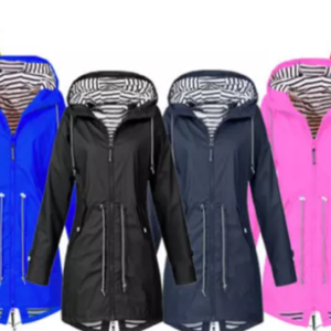 Women's Hooded Waterproof Raincoat