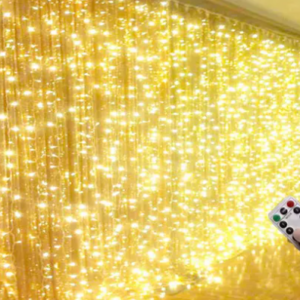 Christmas Curtain Lights