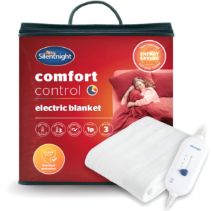 Silentnight Comfort Control Electric Blanket - Double, White