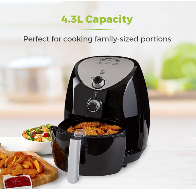 Tower T17021 Family Size Air Fryer With Rapid Air Circulation | My Big ...