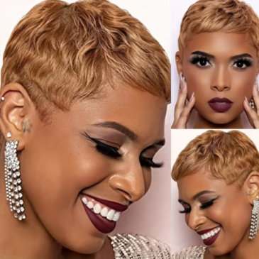  Pixie Cut Wig Short Human Hair Wigs For Women 