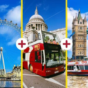 London Eye Ticket, Big Bus Hop-on Hop-Off Tour and Thames Cruise